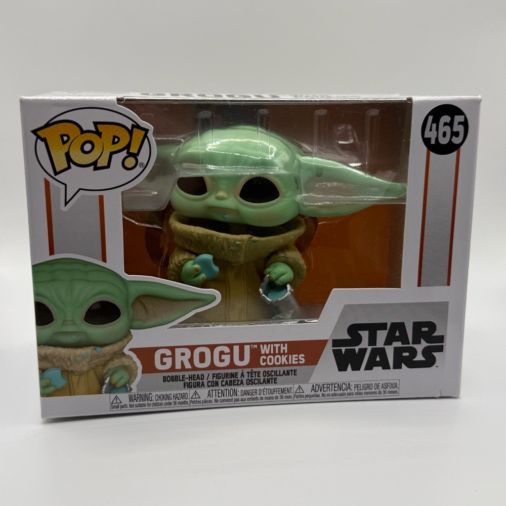 Funko Pop! Star Wars Grogu with Green and Tan